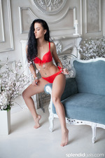 Sexy Kris M In Red Set-10