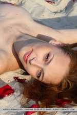 Asprid Hot Redhead Girl On The Beach-00