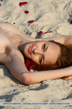 Asprid Hot Redhead Girl On The Beach-14
