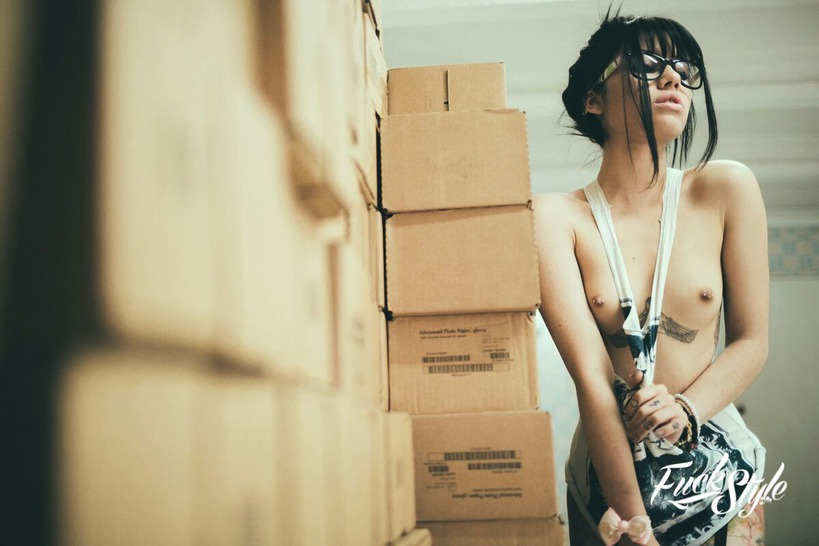 Hot Inked Teen Slut Jessica Alvarez Strips To Naked-11