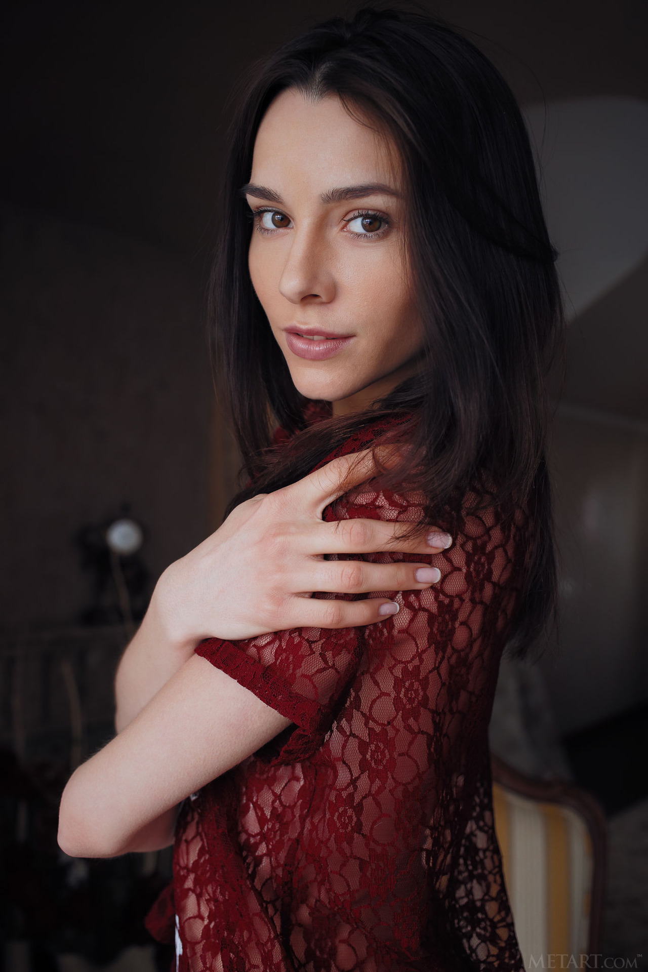 Cute Brunette Adel Morel-06