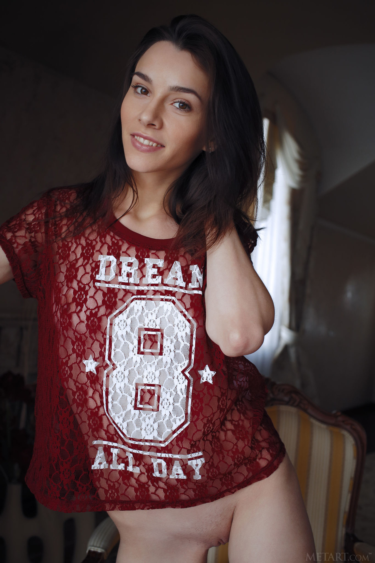 Cute Brunette Adel Morel-07