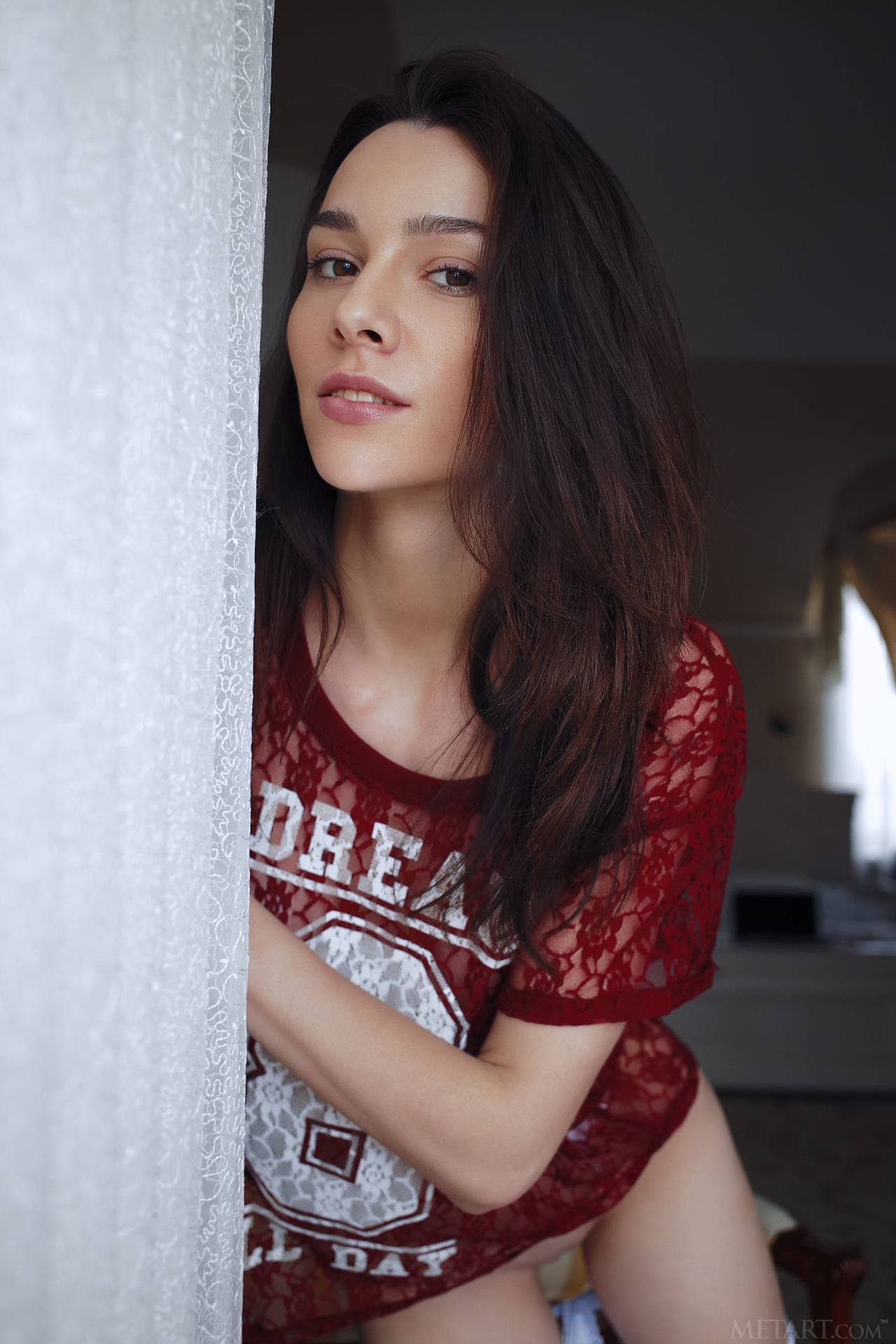 Cute Brunette Adel Morel-08