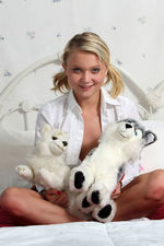 Petite Blonde Teen On Hers With Toys-04
