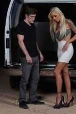 Tattoed Blonde Drilled In Car-15