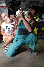 Mature Mechanic Fixes Both A Broken Car And A Sex-hungry Cutie-00