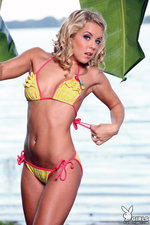 Hannah Rory In Sexy Yellow Bikini-03