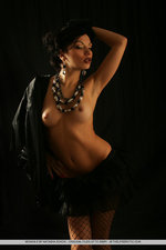 Monika E In Fishnet-03